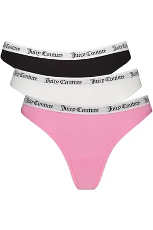 Juicy Couture Dana Cotton Thong 3-Pack Multipack