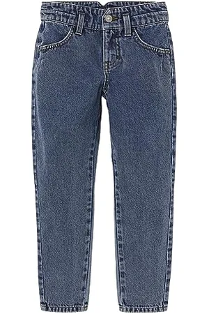 NAME IT Mädchen Nkfbella Dnm 2700 Hw an Mom Pant Noos Hose, , 158 EU