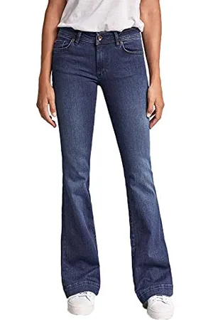 Salsa Damen Jeans Wonder Push UP, Flare, , D 34 (EU 46)