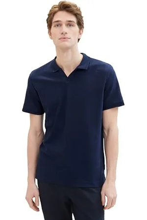 TOM TAILOR Herren Resort Basic Poloshirt mit Struktur, , S