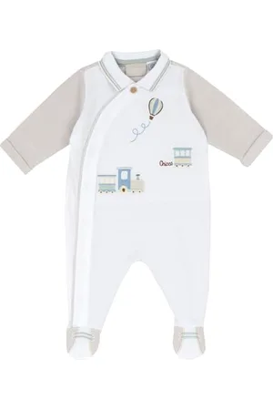 chicco Baby Strampler, mit bequemer Knopfleiste, 100% Baumwolle, maschinenwaschbar, Babykleidung 0-24 Monate, Entworfen in Italien