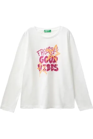 Benetton Mädchen m/l 3i1xc10kb T-Shirt, , 130 cm