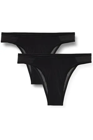 Sloggi Damen Soft Adapt Tiny Tanga 2P, Black, M