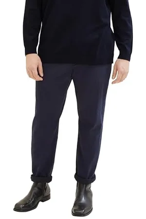 TOM TAILOR Herren Plussize THERMOLITE® Travis Slim Fit Chino Hose, sky captain blue, 40/36
