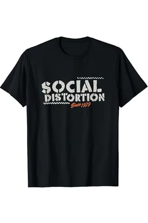 Social Distortion Offizielles T-Shirt, Unisex Erwachsene, Klein, Crew-Neck, Kurzarm, Party, Lässig