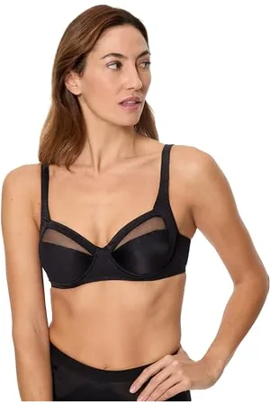 Playtex Bra Woman Perfect Silhouette Underwire Bra x1, Black, 75B