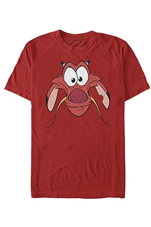 Disney Unisex Mulan Big Face Mushu Organic Short Sleeve T-shirt, , S