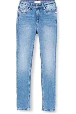 Tommy Hilfiger Mädchen Sylvia HR Skinny Hose, , 86 cm