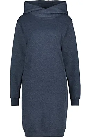 alife kickin ALIFE and Kickin JiliaAK A Sweatdress – Damen Hoodie – Pullover mit Kapuze Ideal für Freizeit & Alltag - Sweatshirt - Kapuzenpullover M