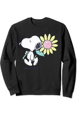 Peanuts Snoopy Rosa Gänseblümchen Sweatshirt