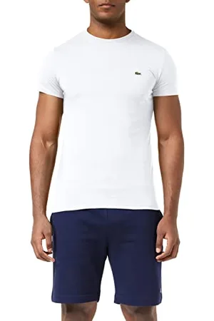 Lacoste Herren T-Shirt Th6709 , Weiß , X-Small (Herstellergröße: 2)