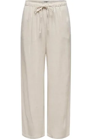 ONLY Onlsiesta Mw Pull-Up Linen Bl Pant PNT