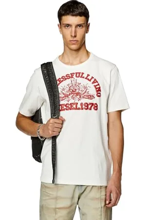 Diesel _T-JUSTIL-N1 MAGLIETT_Shirt_Weiß_XL