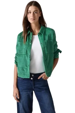 CECIL Damen B212236 Kurze Cordjacke, , XXL