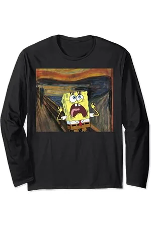 Spongebob SpongeBob Schwammkopf Der Schrei der Natur Kunst Langarmshirt