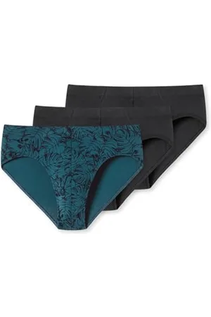 Schiesser Herren 3 Pack Slips mit weichem Bund Bio Baumwolle-95/5 Organic Unterwäsche, , 4/ S (3er Pack)