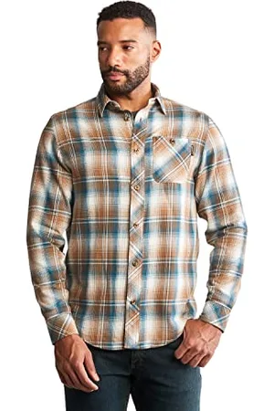 Timberland Herren Woodfort mittelschweres Flanell Button-Down-Arbeitshemd, , XX-Large