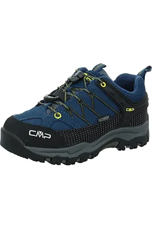 CMP Kids Rigel Low Shoes WP Trekking-Schuhe, Blue Ink-Yellow, 33 EU