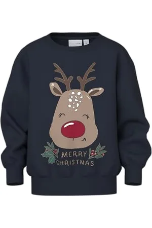 NAME IT Nmfvismas Ls Nreg Sweat Bru
