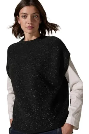 CECIL Structured Lurex Turtle Vest