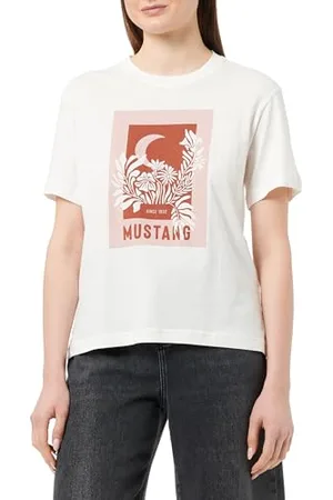 Mustang Damen Style Alina C Print T-Shirt, , Small