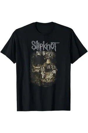 Slipknot Skull Group Metallband Kunstdruck T-Shirt