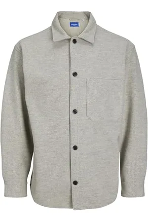 JACK & JONES Herren Jorzac Melange Overshirt Sn Poloshirt, , XXL EU