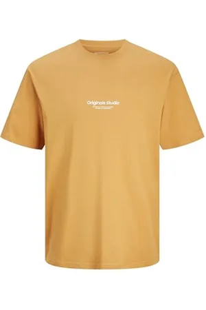JACK & JONES JACK&JONES Herren JORVESTERBRO Tee SS Crew Neck NOOS T-Shirt, Honey YellowXS