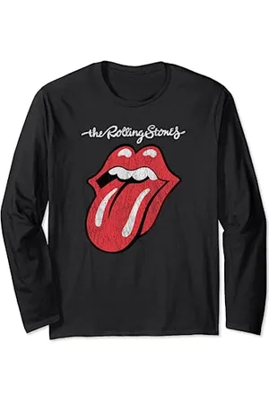 The Rolling Stones Rolling Stones Offizielle Script Zunge Langarmshirt