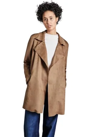 Street one Damen A212365 Offener Velours Trenchcoat, , 36