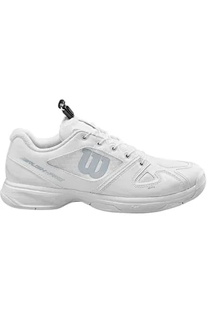 Wilson Jugend/Kinder RUSH PRO JR QL Tennisschuhe White/White/Pearl Blue , 33 EU