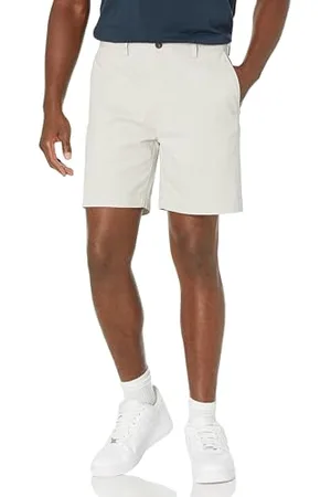 Amazon Herren Klassisch geschnittene Chinoshorts 18 cm, , 34W