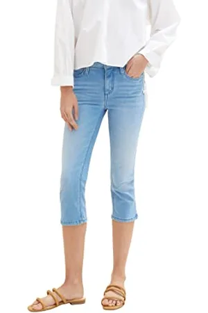 TOM TAILOR Damen 1036926 Capri Jeans, , 34