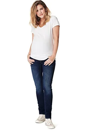 Noppies Damen Otb Slim Mila Comfort Everyday Blue Umstandsjeans, Everyday Blue, 38W 30L EU