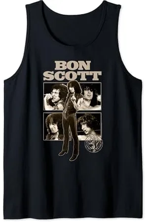 Bon Scott Sepia Fotocollage Tank Top