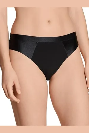 Calida Cate Slip Damen, mit Satin-Blende, besonders weich, femininer Look