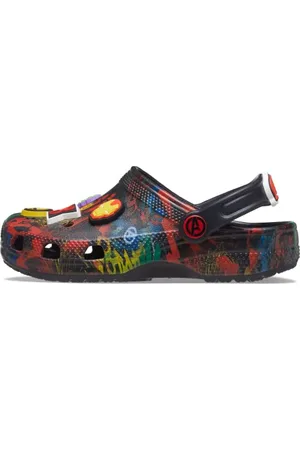 Crocs Classic Marvel Avengers Kids Clog 207721-001, Boy slides, black, 30/31 EU