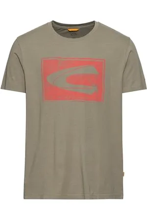 Camel Active Herren Jersey T-Shirt aus zertifiziertem Organic Cotton Menswear-L