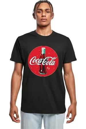 Merchcode Herren Mc891-coca Cola Bottle Logo Tee T-Shirt, , 4XL EU