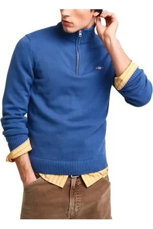 GANT Herren Casual Cotton Half Zip Pullover, , XXL
