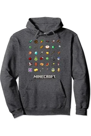 Minecraft Items Textbook Pullover Hoodie