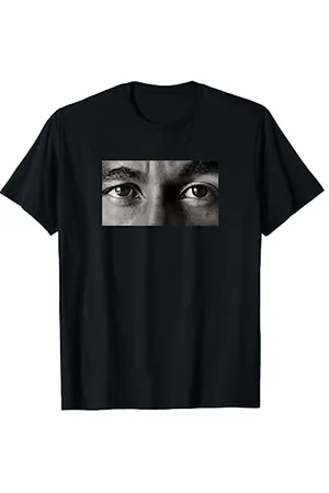 Bob Marley X David Burnett Official Black & White Eye Photo T-Shirt
