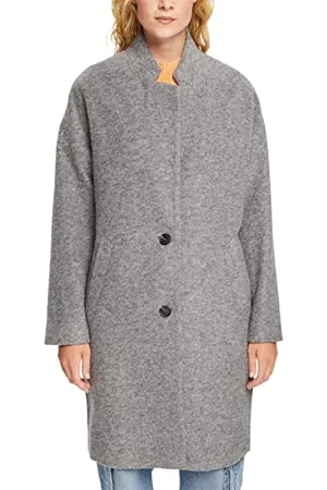 ESPRIT Damen 082ee1g336 Jacke, Medium Grey, M EU