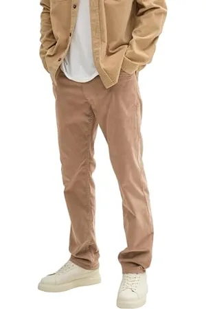 TOM TAILOR Herren Marvin Straight Hose aus Cord, , 34/34