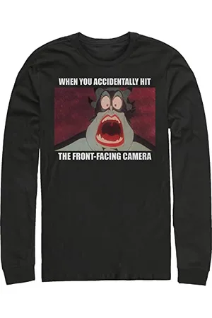 Disney Herren Bösewichte Ursula Camera Meme T-shirt, , XL