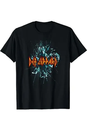Def Leppard Offizielles T-Shirt - Herren, , S, Langarm, Klassisch, Crew-Ausschnitt, Doppelt genähter Saum