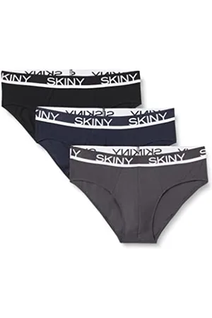Skiny Herren Herren Brasil 3er Pack Cotton Multipack Slip, , XXL EU