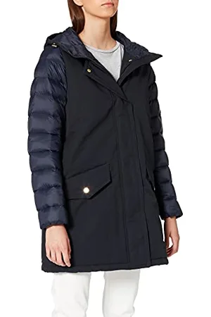 Tommy Hilfiger Damen Mantel Cybil Nylon HYBRID Coat WW0WW24332, Gr. Small (Herstellergröße: S)