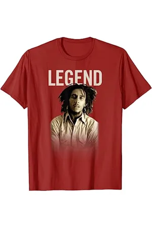 Bob Marley Official Rasta Legend Red T-Shirt
