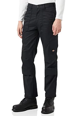 Dickies Trousers for Men, Action Flex Pants, Action Flex Technology, Black, 40
